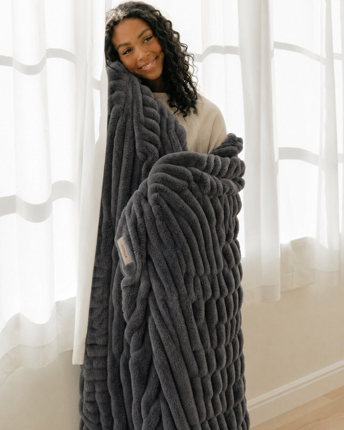 Cozella Ribbed Throws category tile
